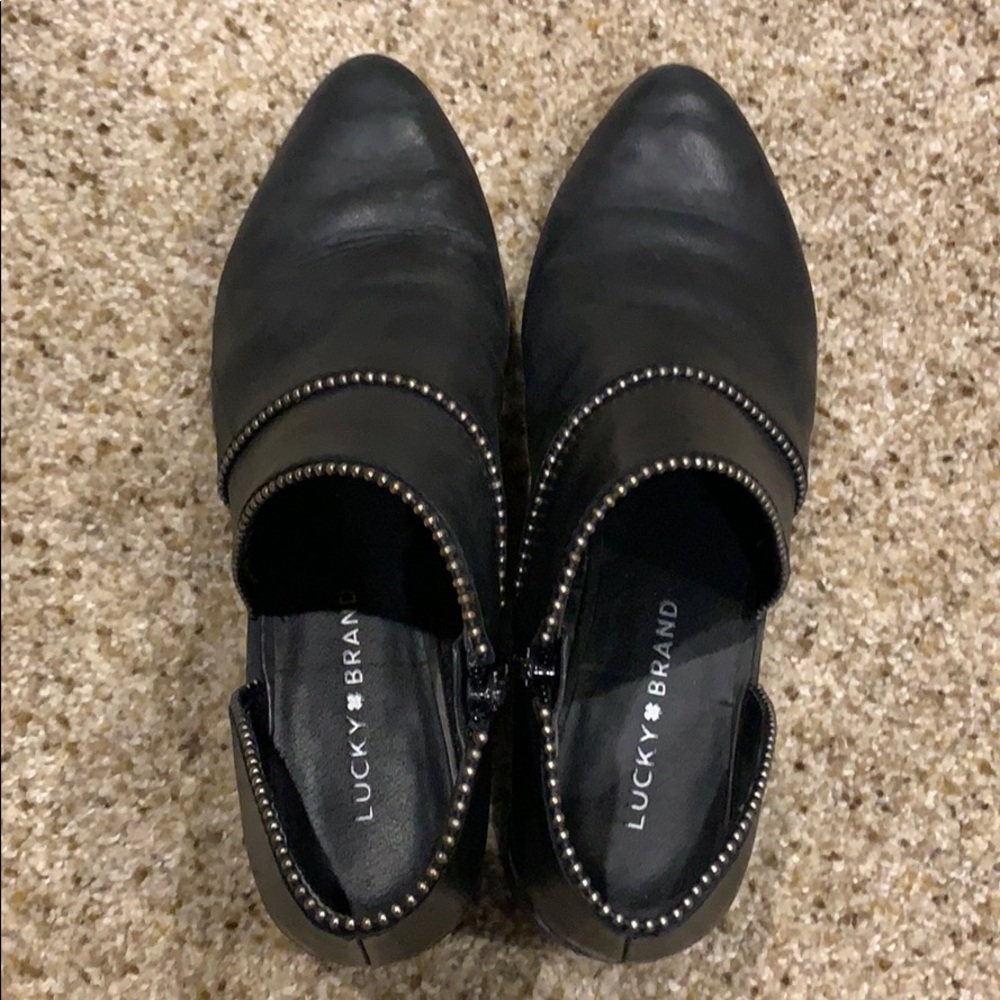 Lucky Brand Cut-out Booties